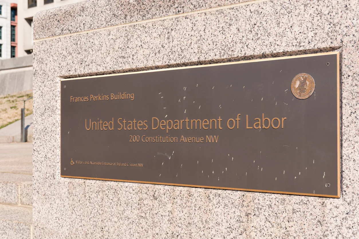 Professional business scene — Compliance Department Of Labor — benefits administration context