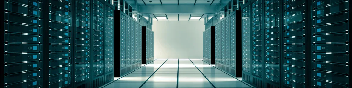 Professional business scene — Server Room1 — benefits administration context